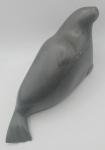 Hand Carved Soapstone Sea Lion Figure - Signed