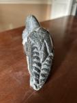 Inuit Soapstone Loon Carving with Inuktitut Syllabics