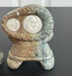 Original Beko A Look Inuit Soapstone Fisherman