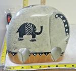 Vintage Hand-Carved Soapstone Elephant Sculpture 7