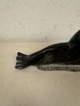 Inuit Soapstone Seal Carving, Vintage Style