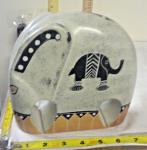 Vintage Hand-Carved Soapstone Elephant Sculpture 7