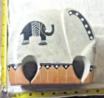 Vintage Hand-Carved Soapstone Elephant Sculpture 7