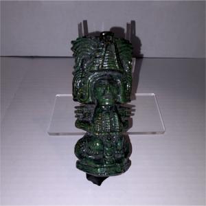 Handmade Green Stone Inuit Art Carving