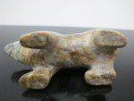 Inuit Soapstone Bear Carving Figurine, Signed