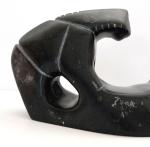 1995 Inuit Soapstone Carving of Eskimo and Seal