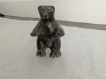 Signed 3" Tekak Soapstone Bear Inuit Carving