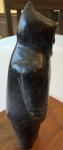 Soapstone Inuit Man Figure - 6" Tall