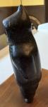 Soapstone Inuit Man Figure - 6" Tall