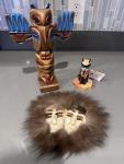 Alaskan Native Carved Masks and Totems Set