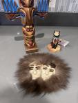 Alaskan Native Carved Masks and Totems Set