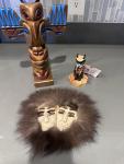 Alaskan Native Carved Masks and Totems Set
