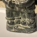 Inuit Soapstone Wolf Couple Carving Sculpture