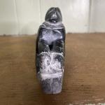 Inuit Soapstone Carving of Fisherman Figurine