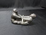 Signed Inuit Art Soapstone Carving of Strength
