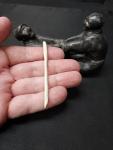 Signed Inuit Art Soapstone Carving of Strength