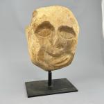 David Marshall Stone Carved Character Head
