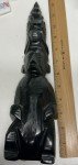 12" Green Marble Totem Pole Carving
