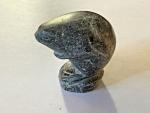 Vintage 2" Signed Inuit Soapstone Seal Figurine