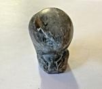 Vintage 2" Signed Inuit Soapstone Seal Figurine