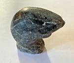 Vintage 2" Signed Inuit Soapstone Seal Figurine
