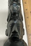 12" Green Marble Totem Pole Carving