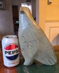 Eagle Sculpture on Green Soapstone, 9