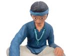 Navajo Folk Art Stone Clay Sculpture Figure