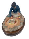 Navajo Folk Art Stone Clay Sculpture Figure