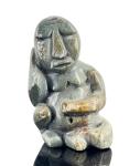 Inuit Art Hand Carved Stone Figure - 4.5