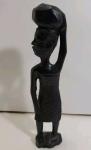 Inuit Hand-Carved Resin Stone Figure Sculpture 7 Inch