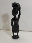 Inuit Hand-Carved Resin Stone Figure Sculpture 7 Inch