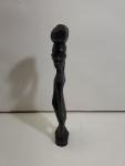 Inuit Hand-Carved Resin Stone Figure Sculpture 7 Inch