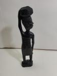 Inuit Hand-Carved Resin Stone Figure Sculpture 7 Inch