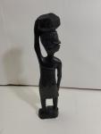 Inuit Hand-Carved Resin Stone Figure Sculpture 7 Inch