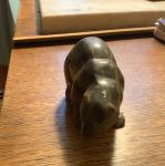 Signed Soapstone Bear Carving by William Luke
