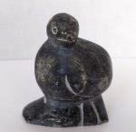 Josie Papialuk Soapstone Bird Carving, 1975