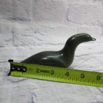 Inuit Soapstone Goose Sculpture - Unique Home Decor