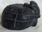 Inuit Soapstone Igloo with Eskimo and Polar Bear