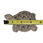 Inuit Stone Turtle with Baby Figurine Sculpture