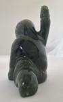 Jade Inuit Fisherman Art Carving
