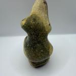 Hand Carved Stone Figurine of Seated Woman