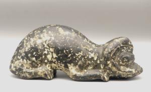 Hand Carved 6" Stone Lizard Sculpture