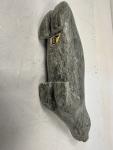 Inuit Soapstone Seal Carving 8” - Signed Vintage