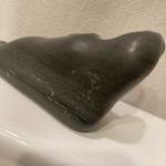 Handmade Inuit Soapstone Seal Sculpture, 6.5”