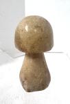 Stone Mushroom Button Cap - 2" Tall Inuit Art