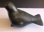 Tekak Soapstone Seal Inuit Art Carving