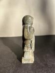 Inuit Soapstone Hand-Carved Figurine Statue 5”