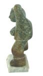 Inuit Soapstone Sculpture of Eskimo Boy 1997