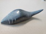 Signed Inuit Bird Stone Carving with Pamphlet